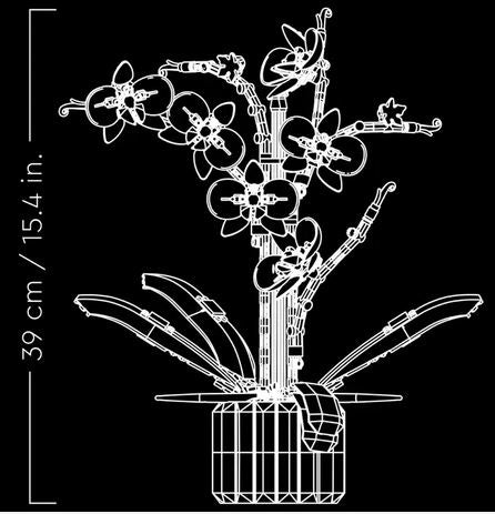 LEGO® Icons ~ Botanicals: Orchid #10311 608 Pieces