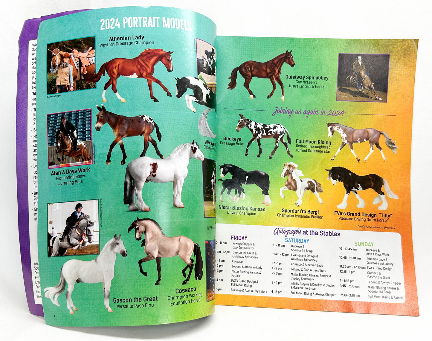 2024 Breyerfest Program - Against All Odds (sale for charity)