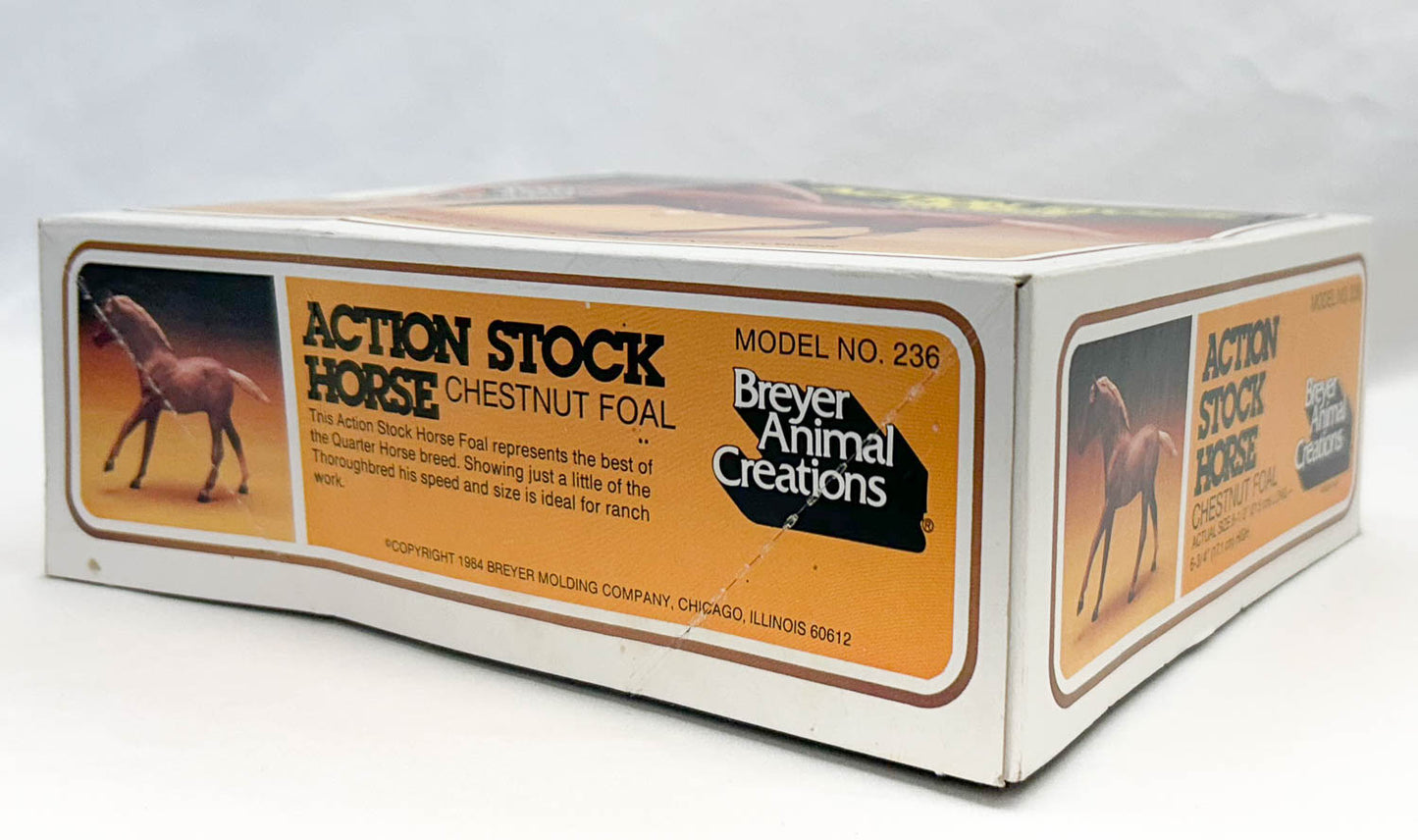 Box: Action Stock Horse Foal, Chestnut (sale for charity)