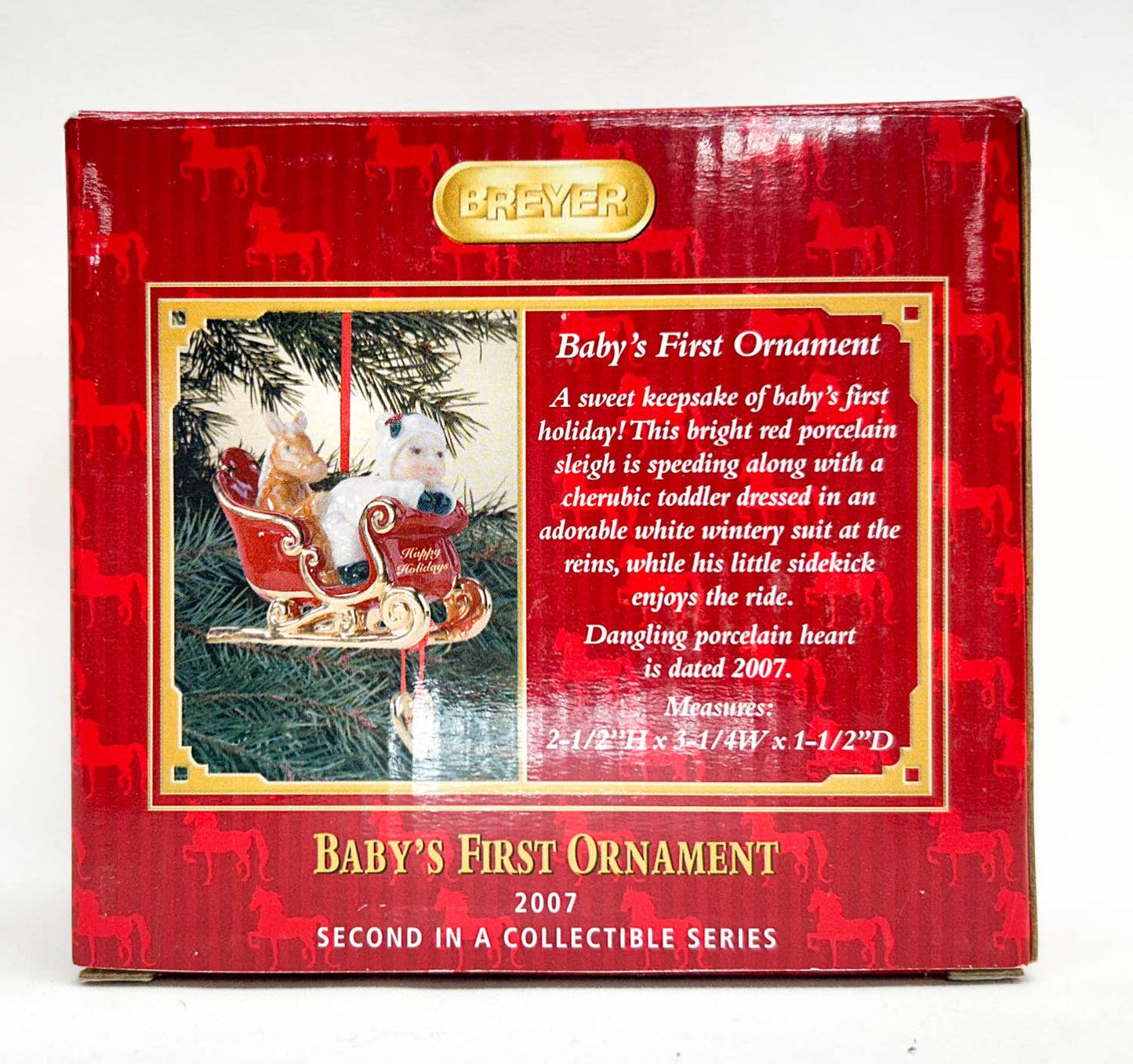 2007 Baby's First Christmas Ornament - Porcelain