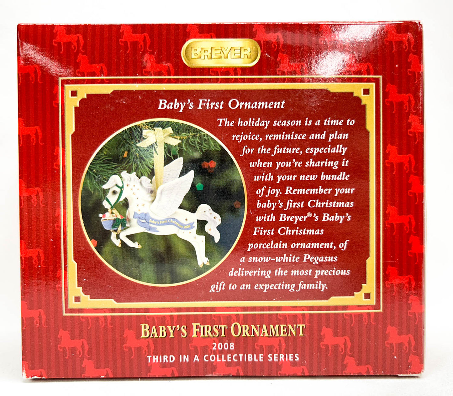 2008 Baby's First Christmas Ornament - Porcelain