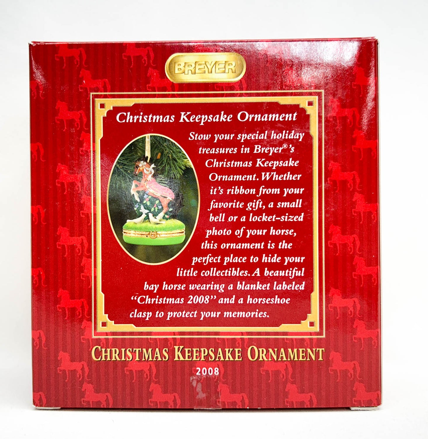 2008 Christmas Keepsake Ornament - Porcelain - 1st in the Series
