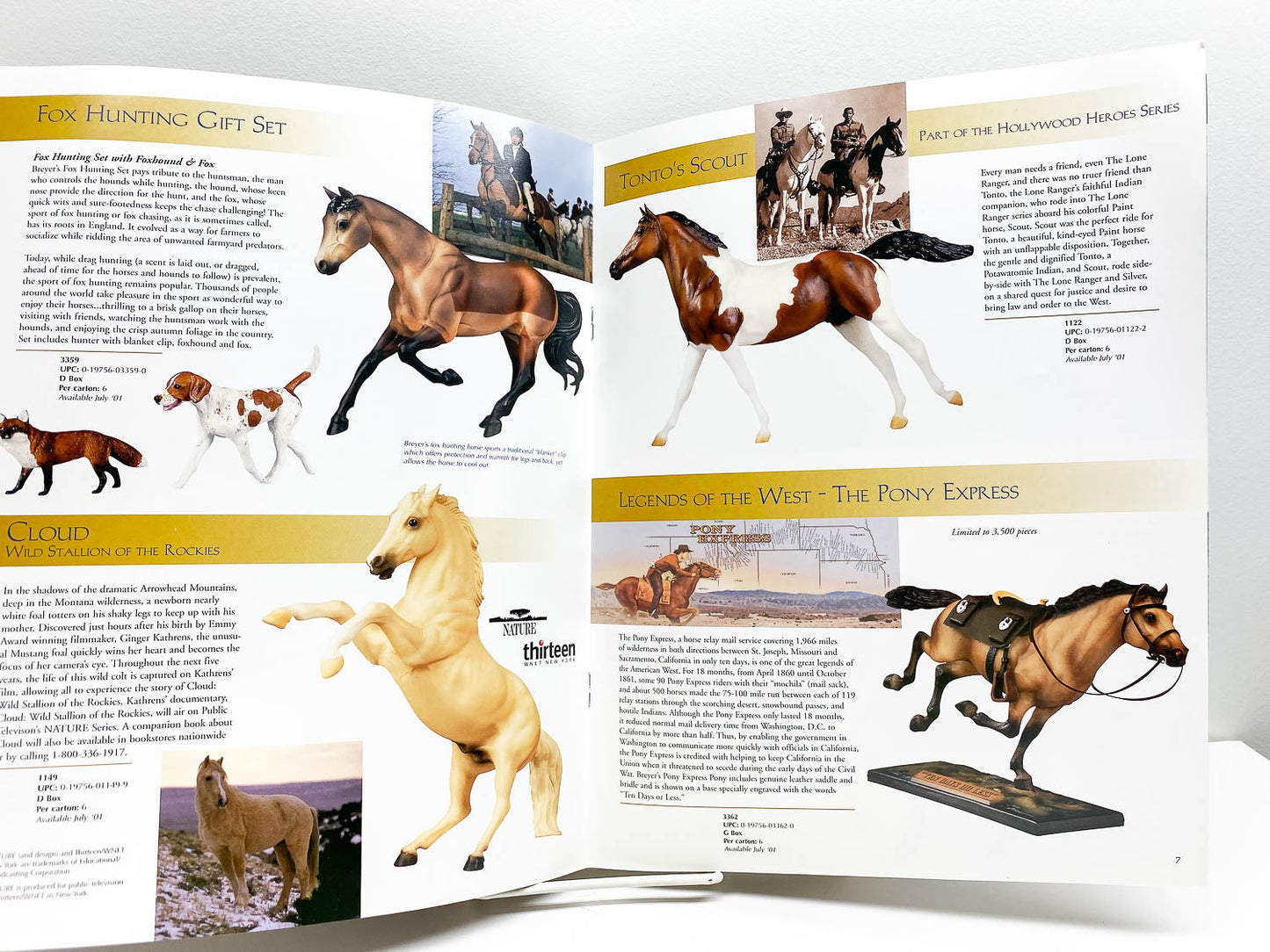 2001 Breyer Dealer Mid-Year Flyer