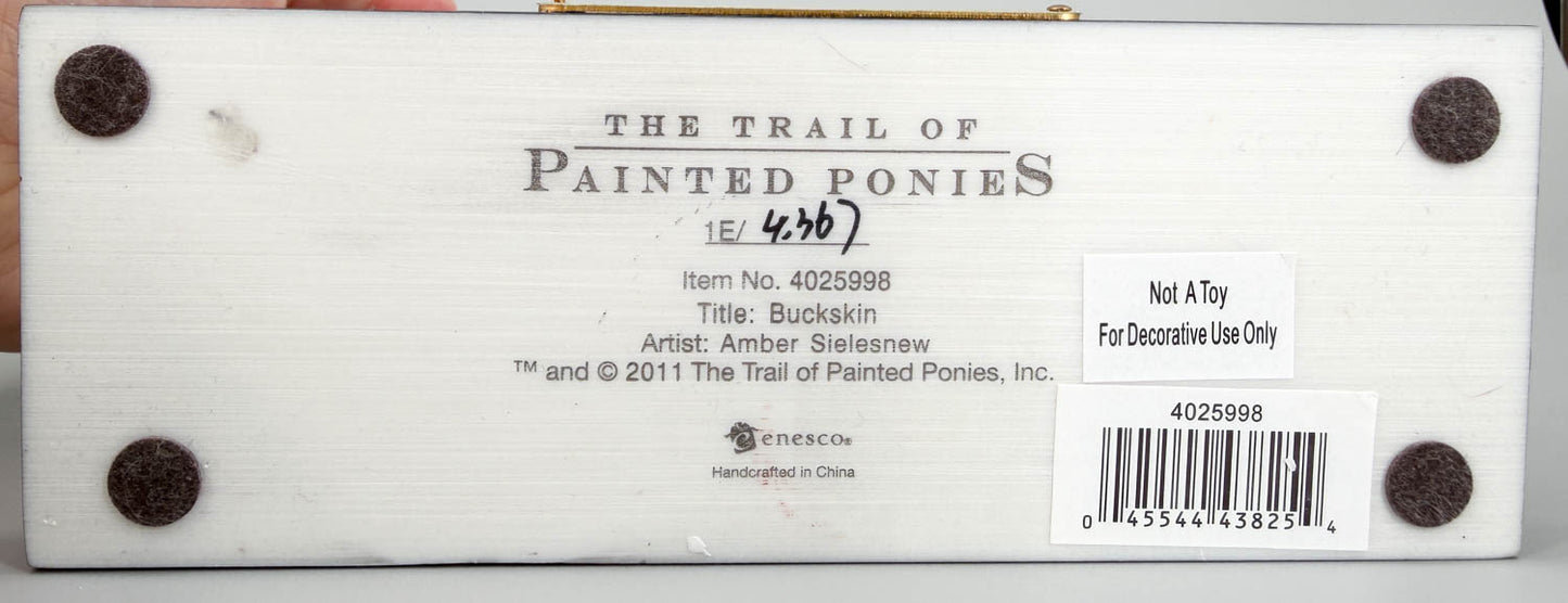 Trail of Painted Ponies ~ "Buckskin" - 1st Edition