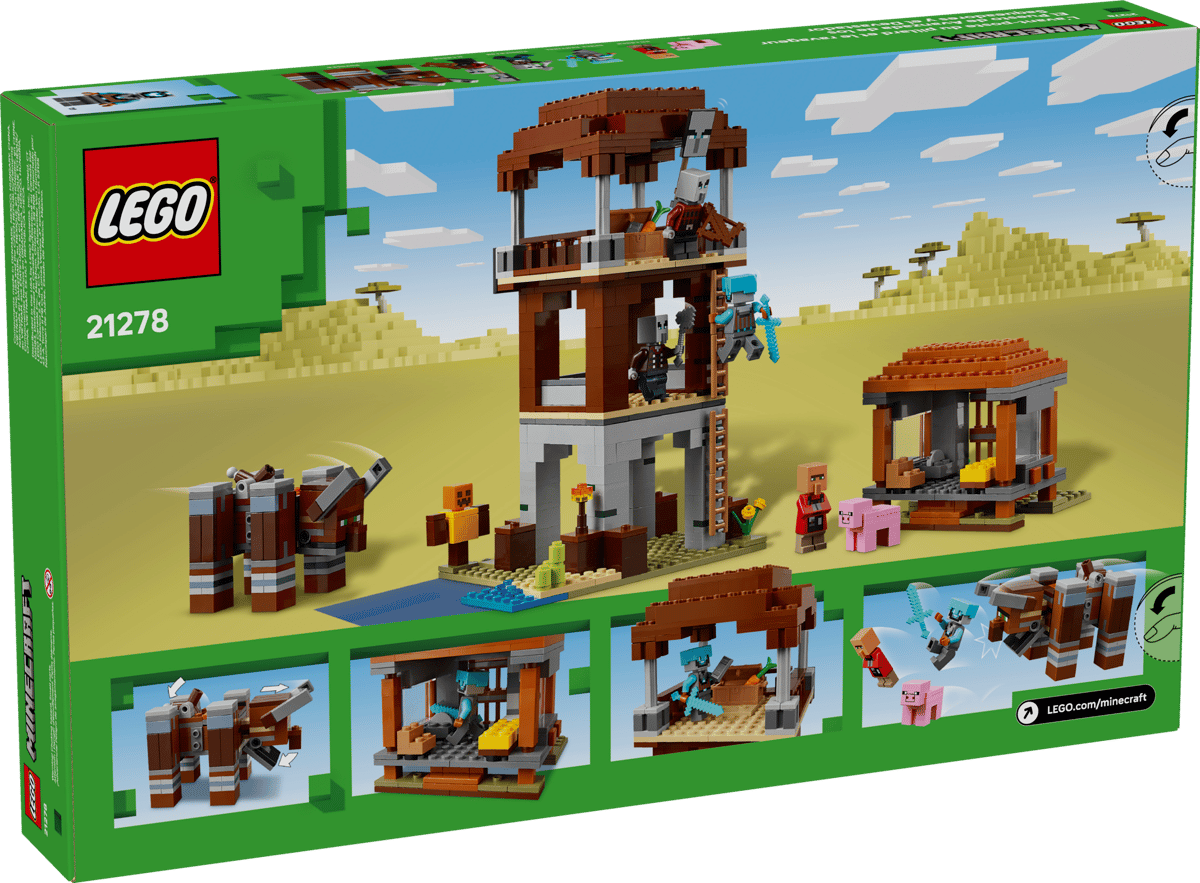 LEGO® Minecraft® The Pillager Outpost and Ravager #21278 665 Pieces