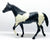 Stock Horse Stallion, Black Pinto VARIATION: One Sock, B Stamp