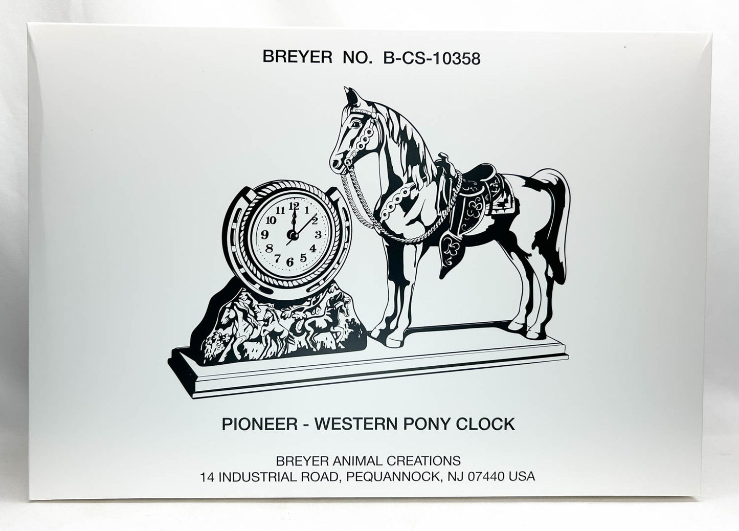 Western Pony Clock ~ Pioneer - 2025 Vintage Club - Unopened