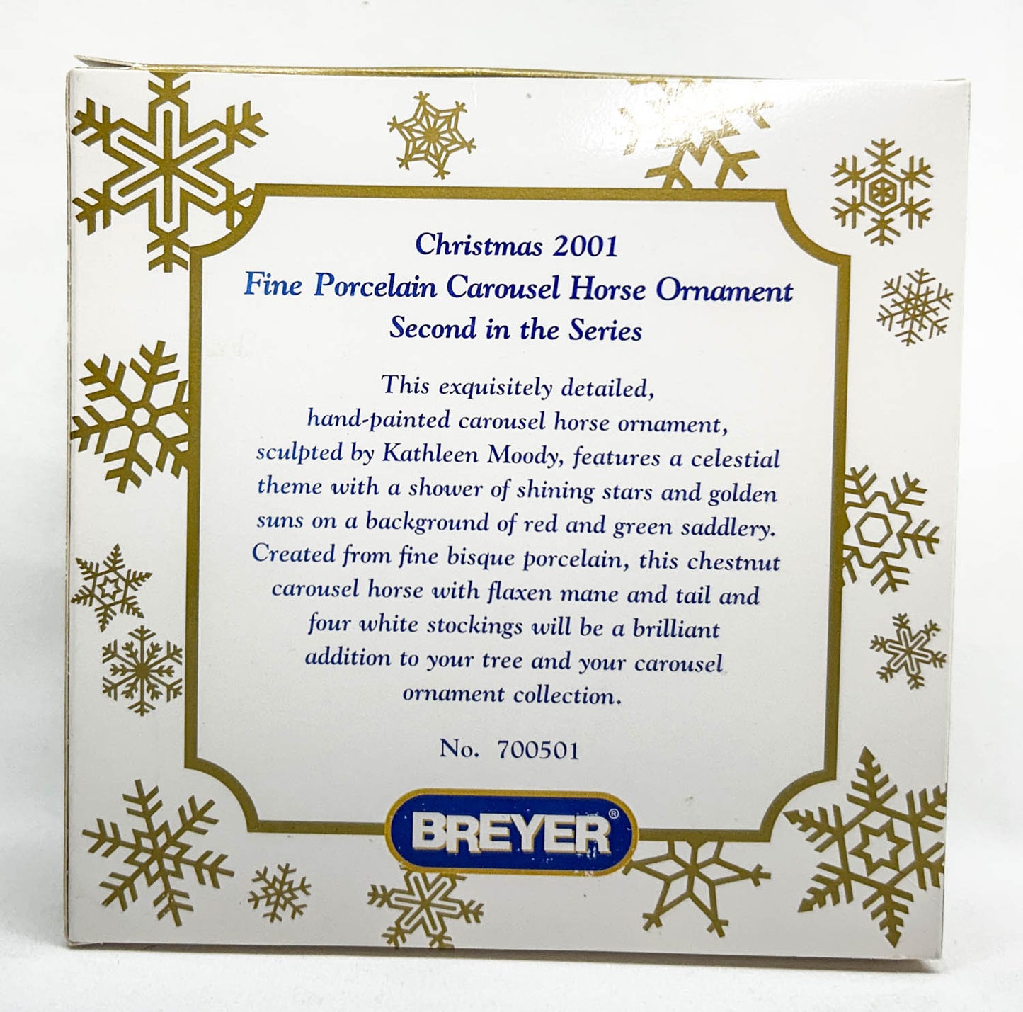 2001 Holiday Carousel Ornament - Sun & Stars Palomino