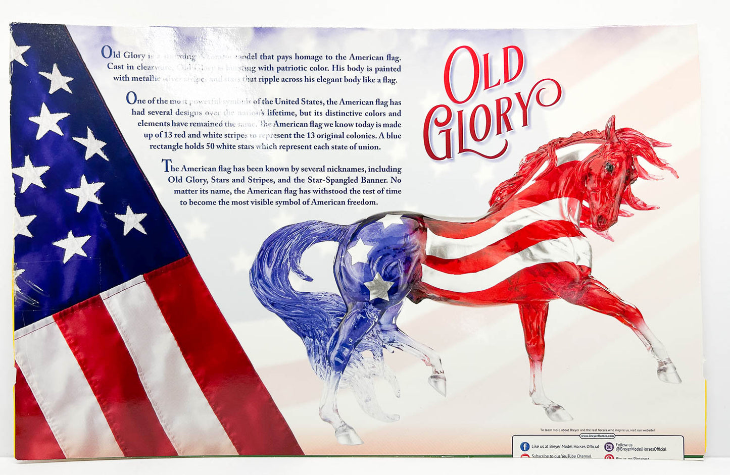 Box Back (Bio Card) for Esprit ~ Old Glory