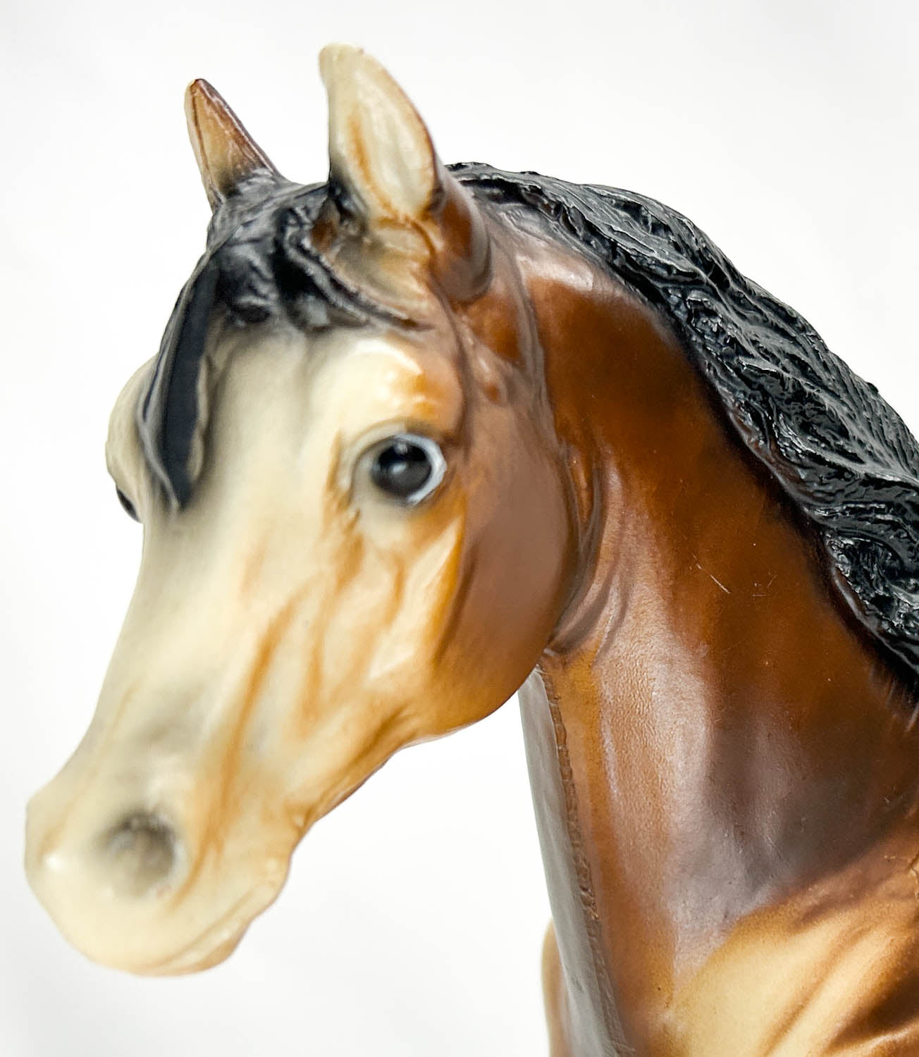 Running Mare, Bay w/ Eye Whites - High Satin/Semigloss Finish