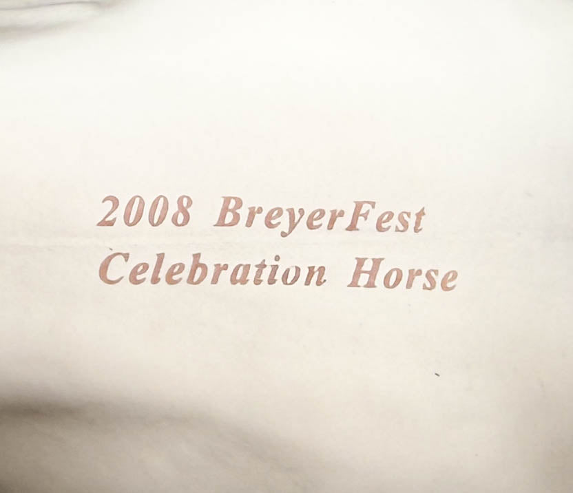 Alborozo - Breyerfest 2008 Celebration Model