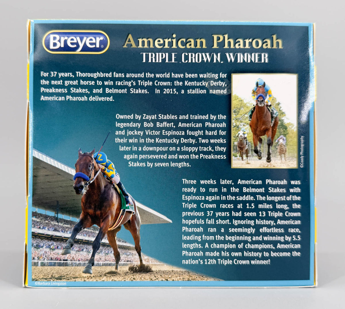 2015 Holiday Triple Crown Winners Racehorse Ornament ~ American Pharoah