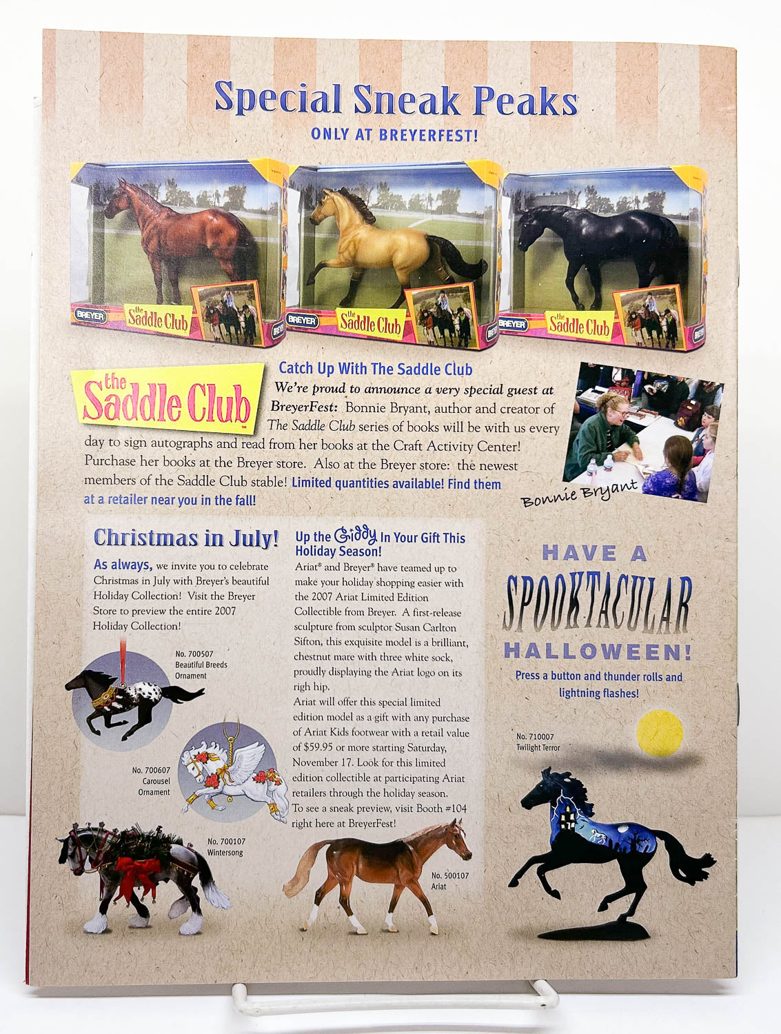 2007 Breyerfest Program - Stars & Stripes