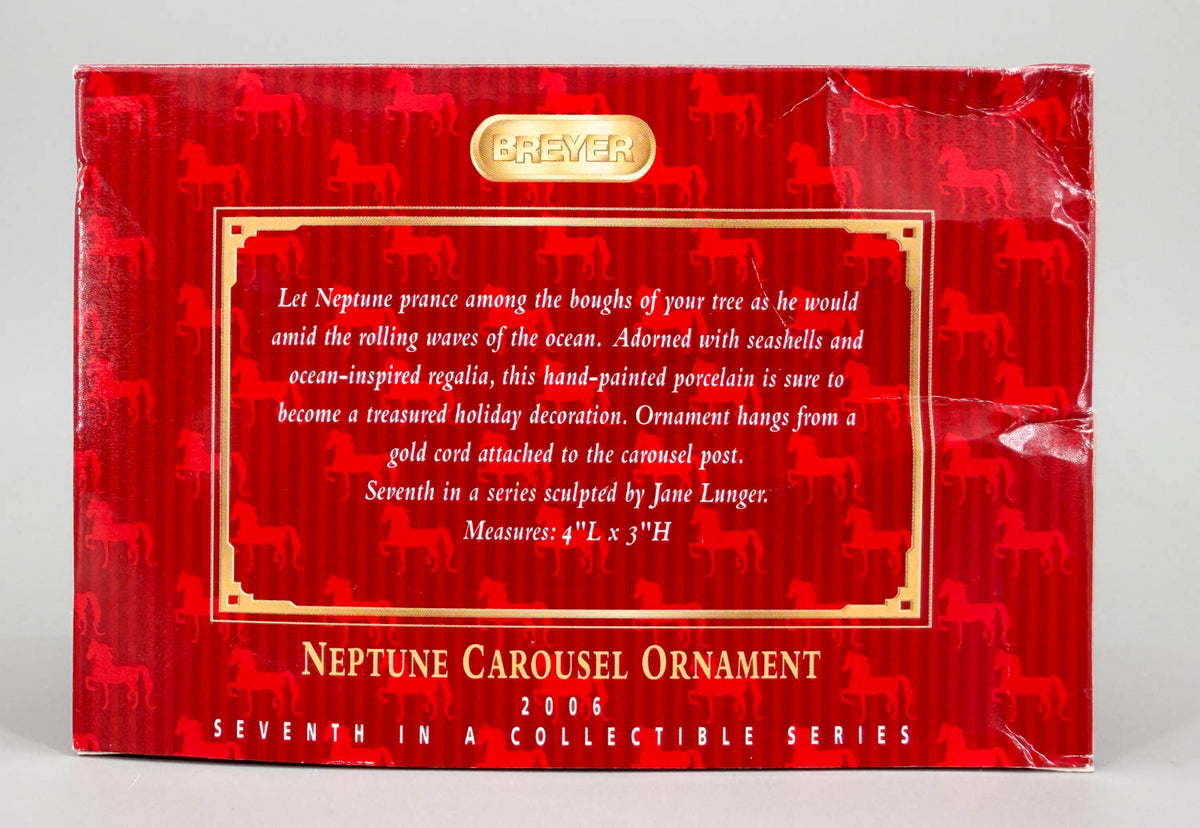 2006 Holiday Carousel Ornament ~ Neptune - PORCELAIN