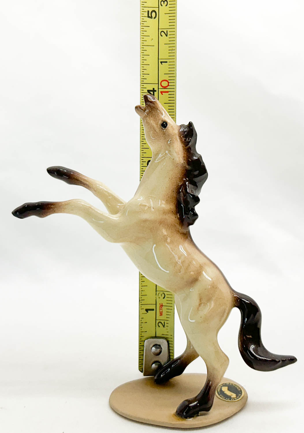 Hagen-Renaker - Rearing Mustang, Dun - Jamboree SR - Only 200 Made