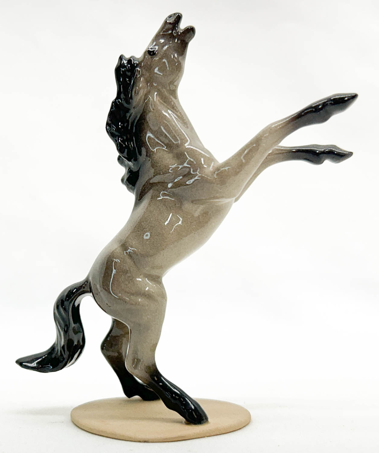 Hagen Renaker Rearing Mustang, Grullo