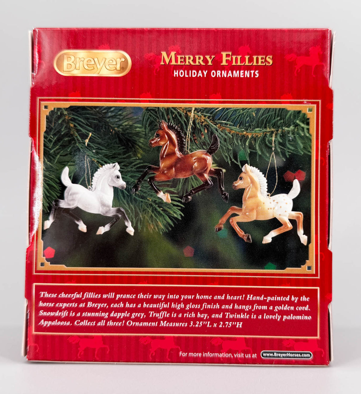 2012 Holiday Merry Fillies Ornament ~ Twinkle