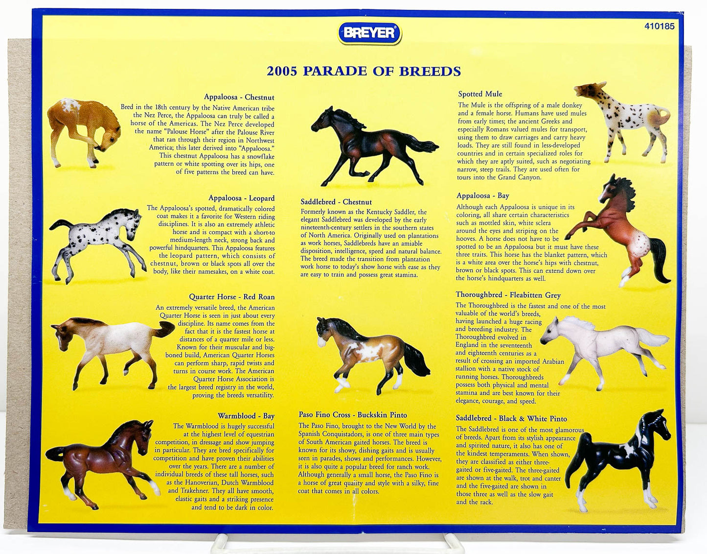 Poster: Stablemates Parade of Breeds - JC Penney 2005