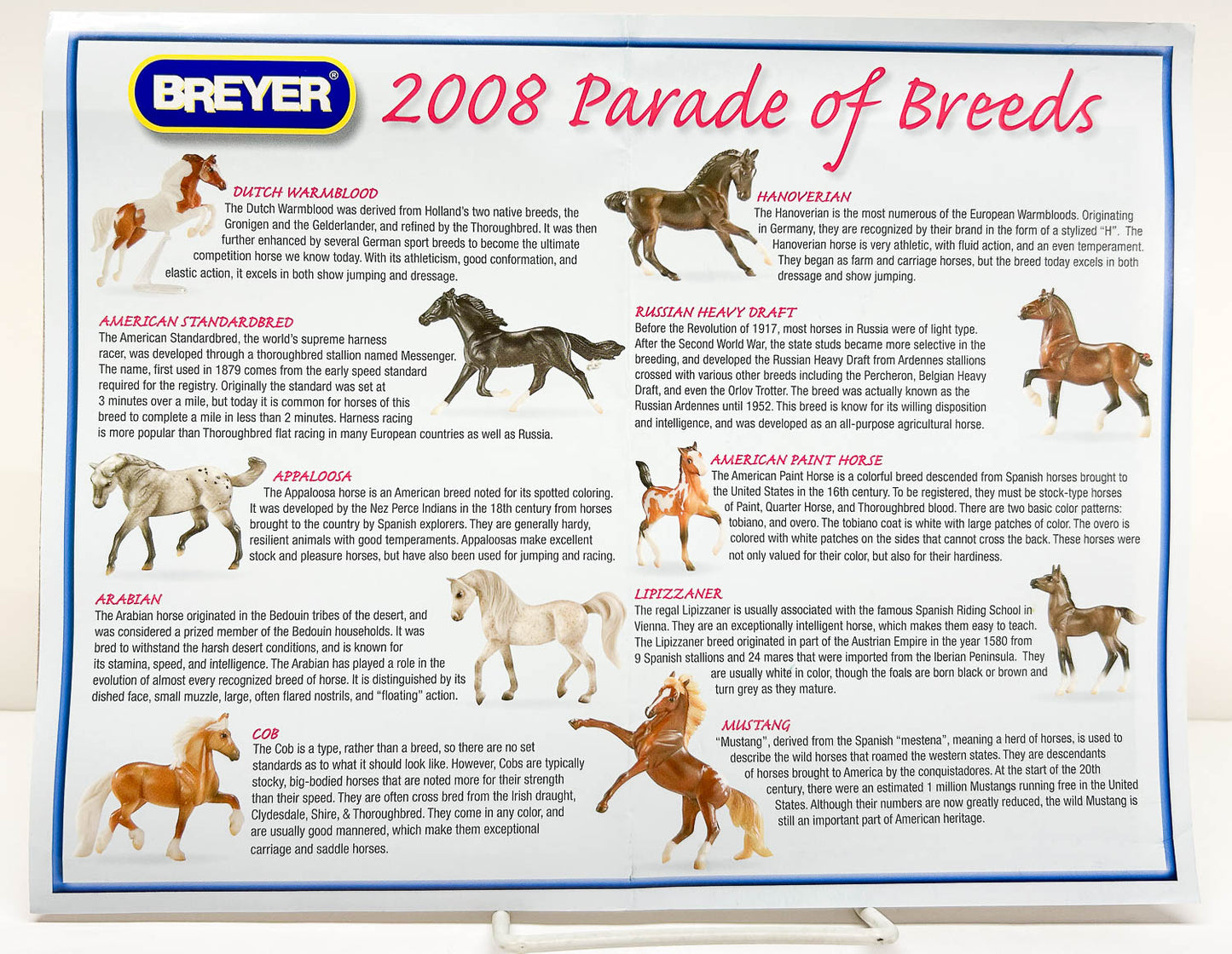 Poster: Stablemates Parade of Breeds - JC Penney 2008