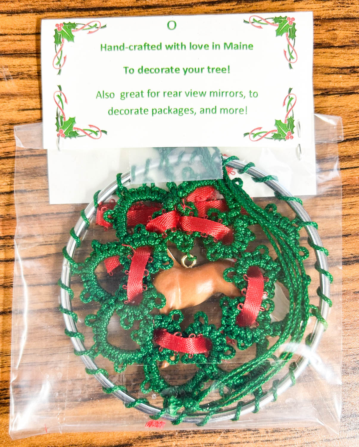 Mini Whinnies Dream Catcher Wreath Ornaments - Artist-Made in Maine