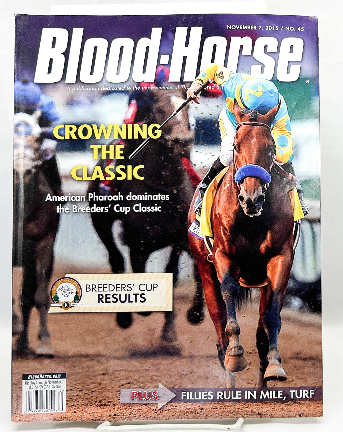 Magazine: Blood-Horse - American Pharoah Cover (Dec 7, 2015)