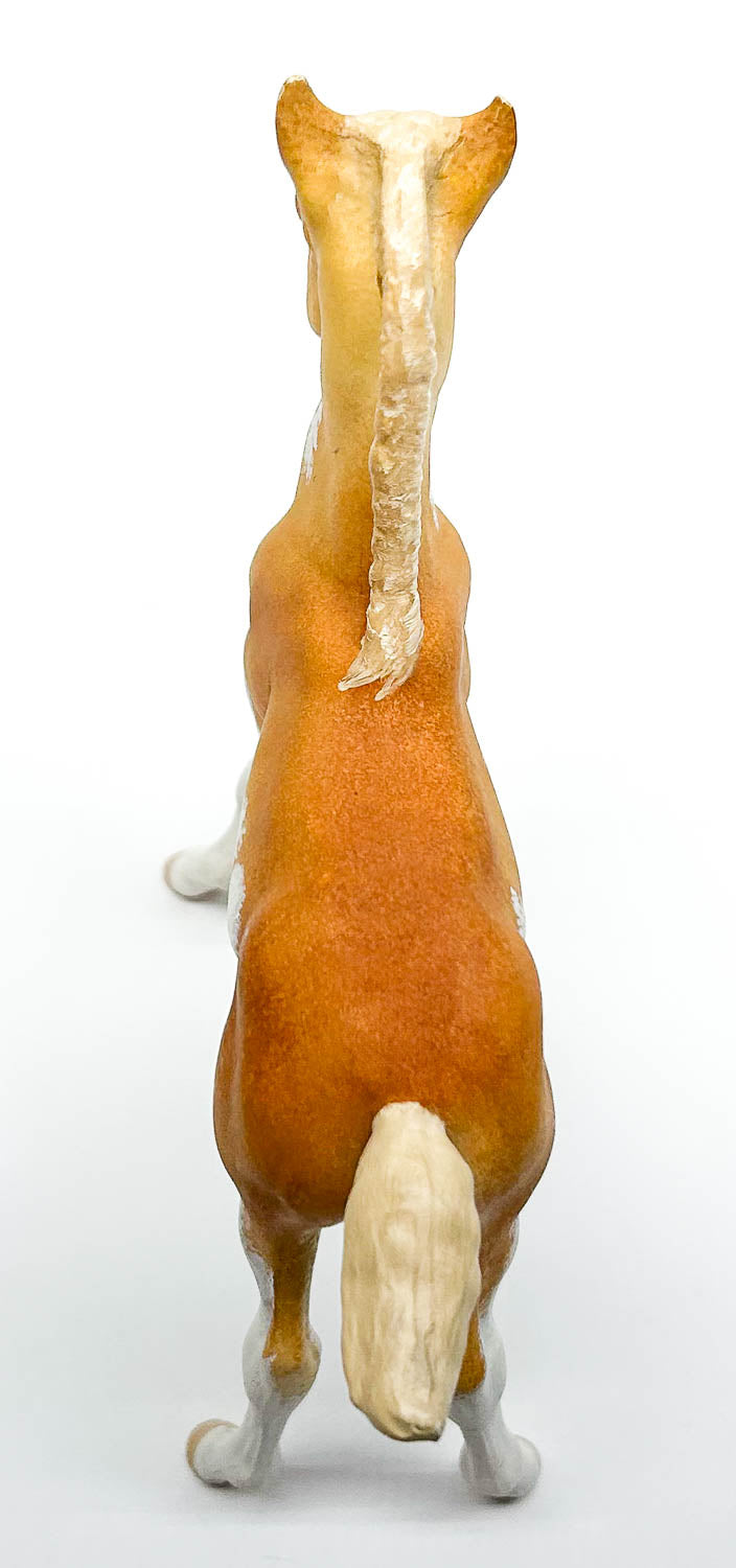 Proud Arabian Foal ~ Harlequin Satin, Custom Palomino Pinto