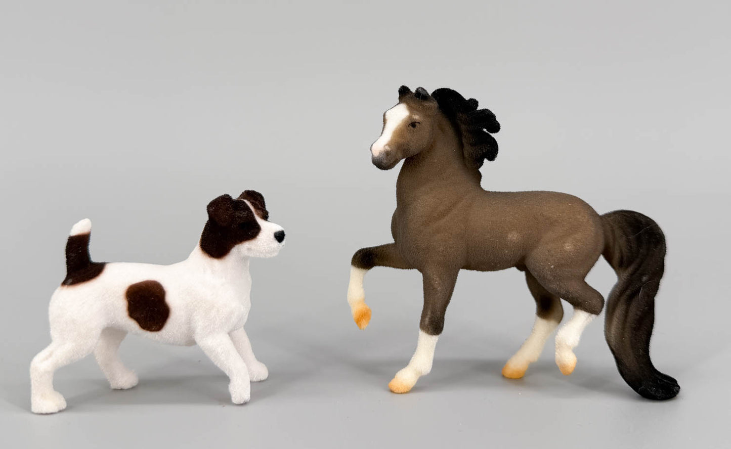 Jack Russell, Flocked Brown Spotted - BreyerFest 2001 SR