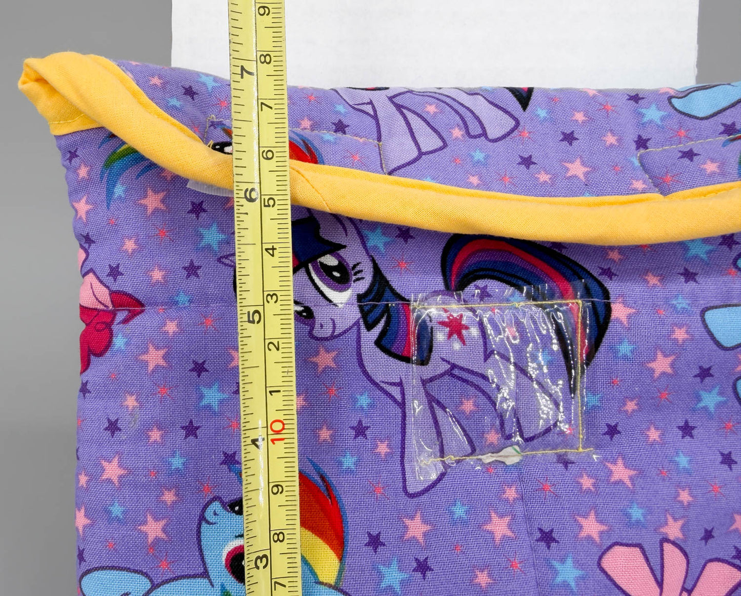 Pony Pouch, Artisan Made - My Little Pony pattern 8" x 7"