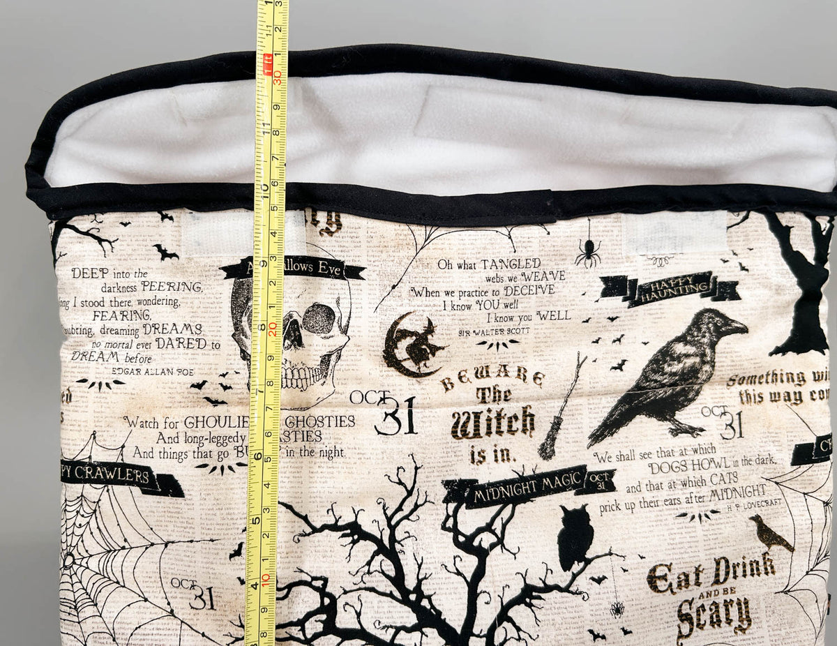 Pony Pouch, Artisan Made - Spooky Season, Halloween Theme 13" x 10"
