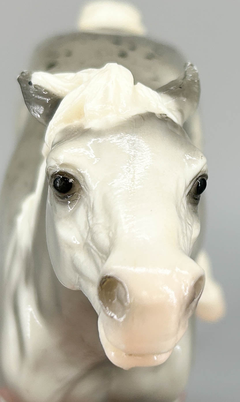 Semi-Rearing Mustang, Grey Appaloosa