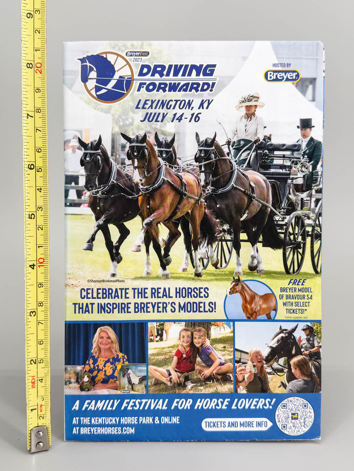 Breyerfest 2023 Advertising Pamphlet, "Driving Forward" with Bravour