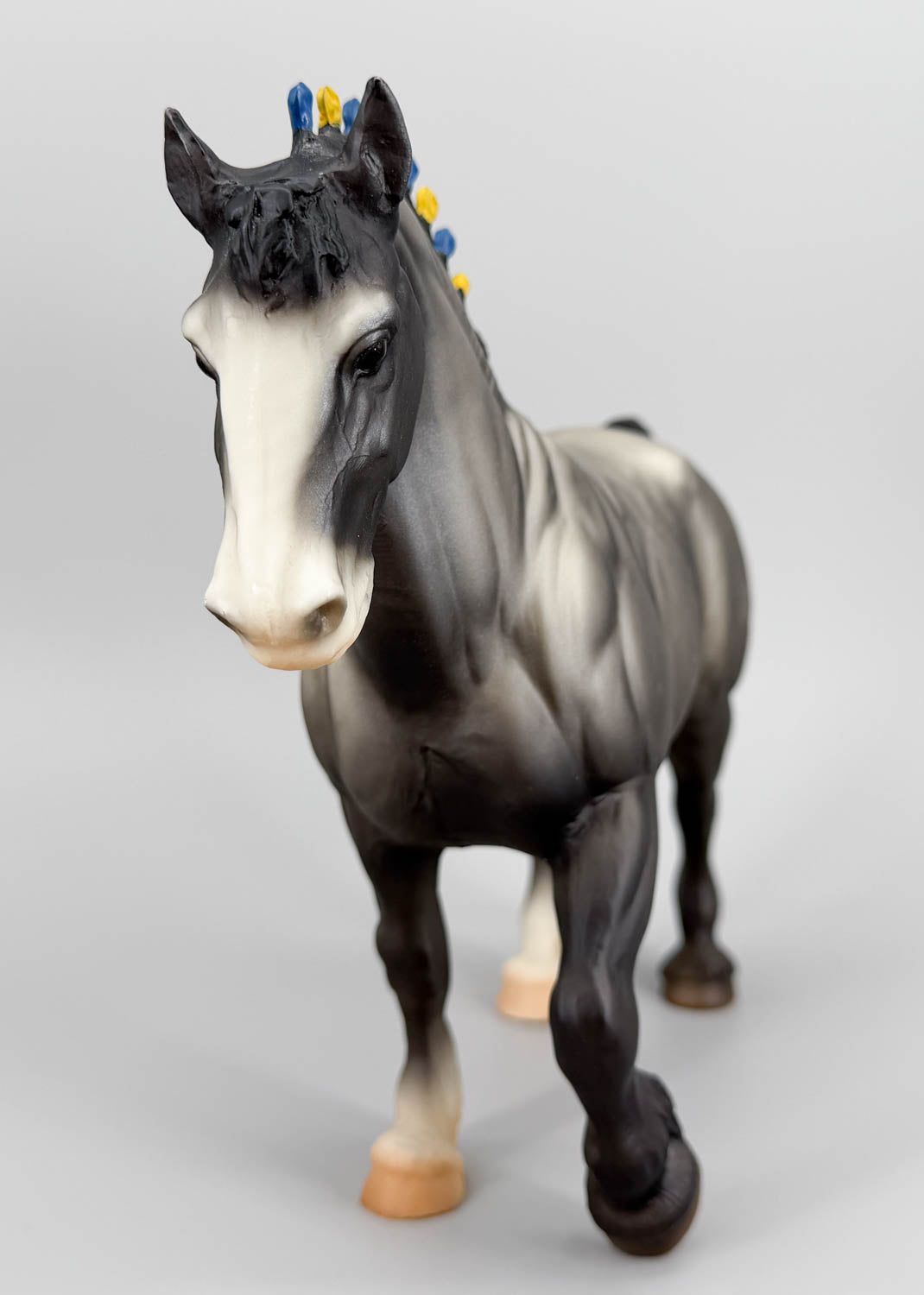 Clydesdale Stallion, Blue Roan - Sears SR from Eleda's herd