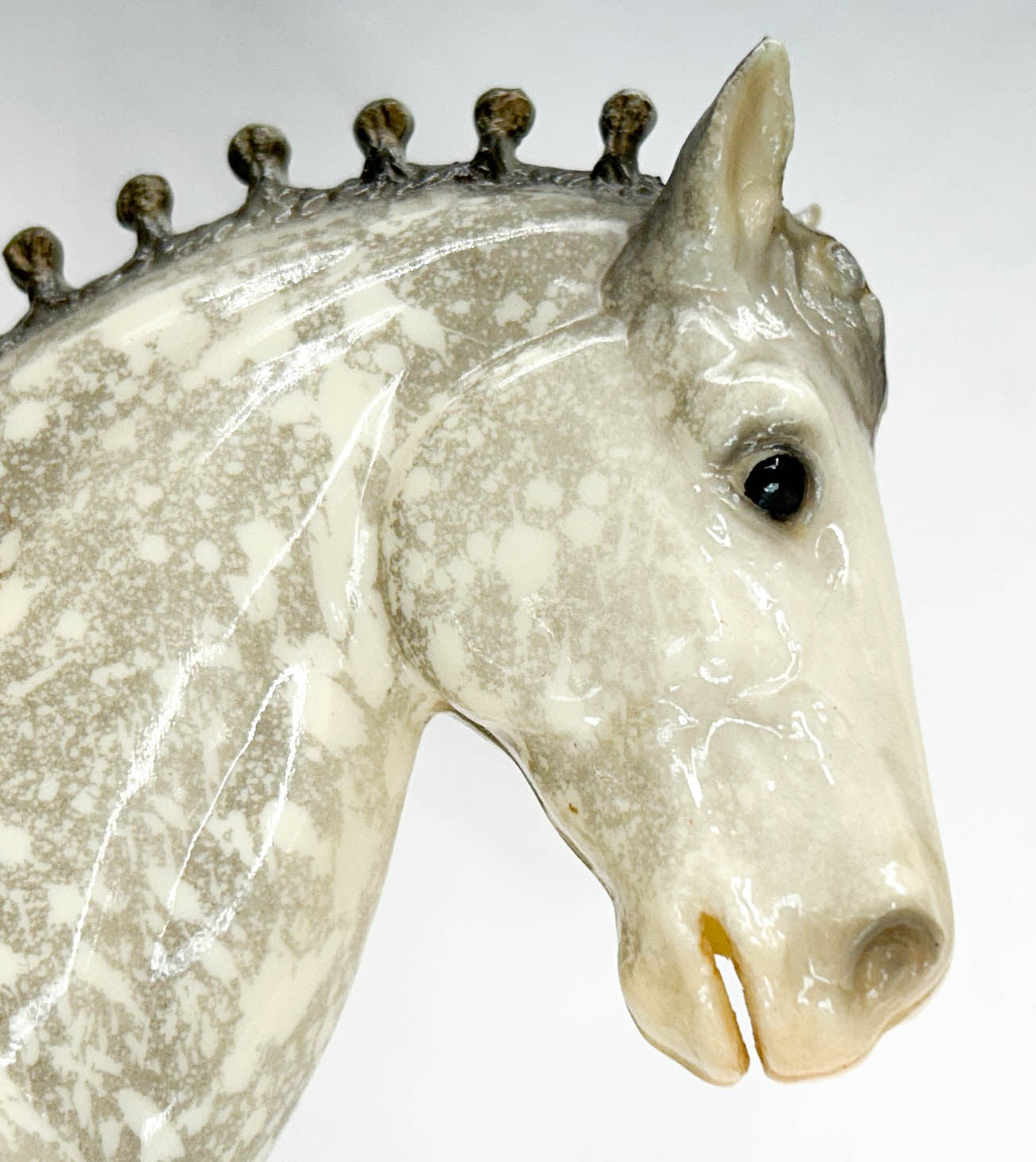 Clydesdale Stallion, Glossy Dapple Grey