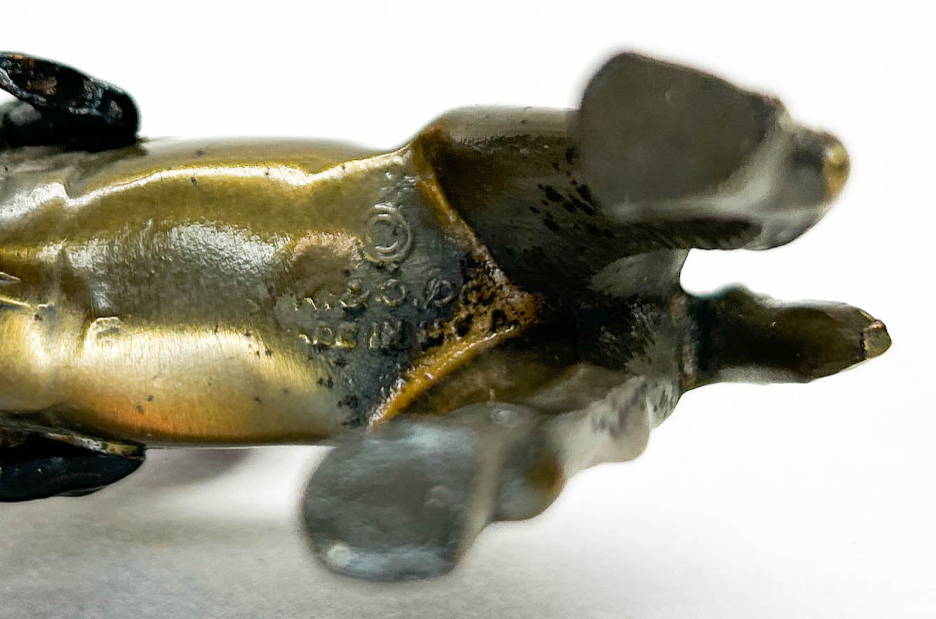 K & O Co. Brass Thoroughbred with Jockey - Early 1900s