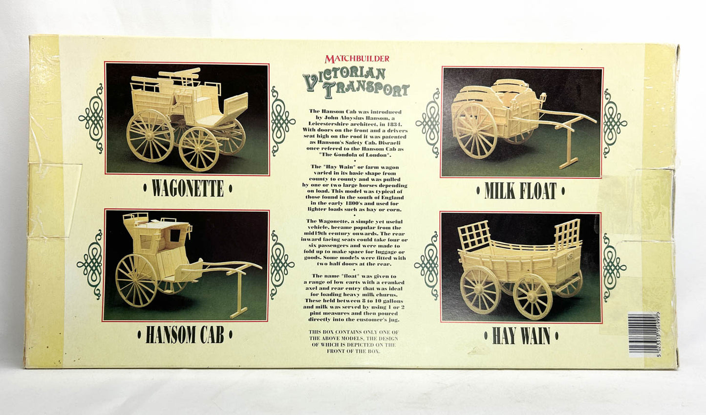 Salco Matchbuilder - Victorian Transport: Wagonette Building Kit