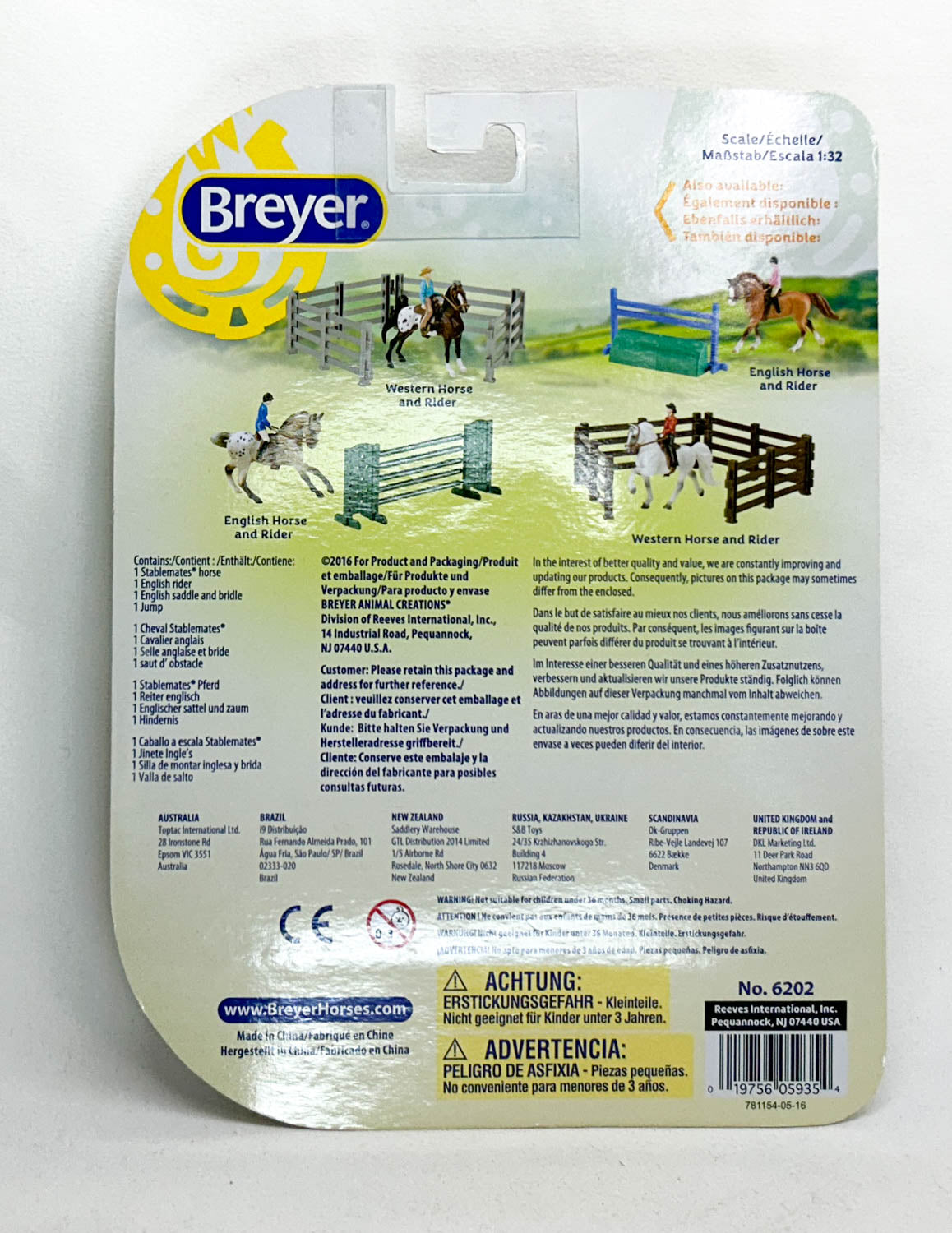 Cantering Warmblood, Red Roan - English Horse and Rider Set