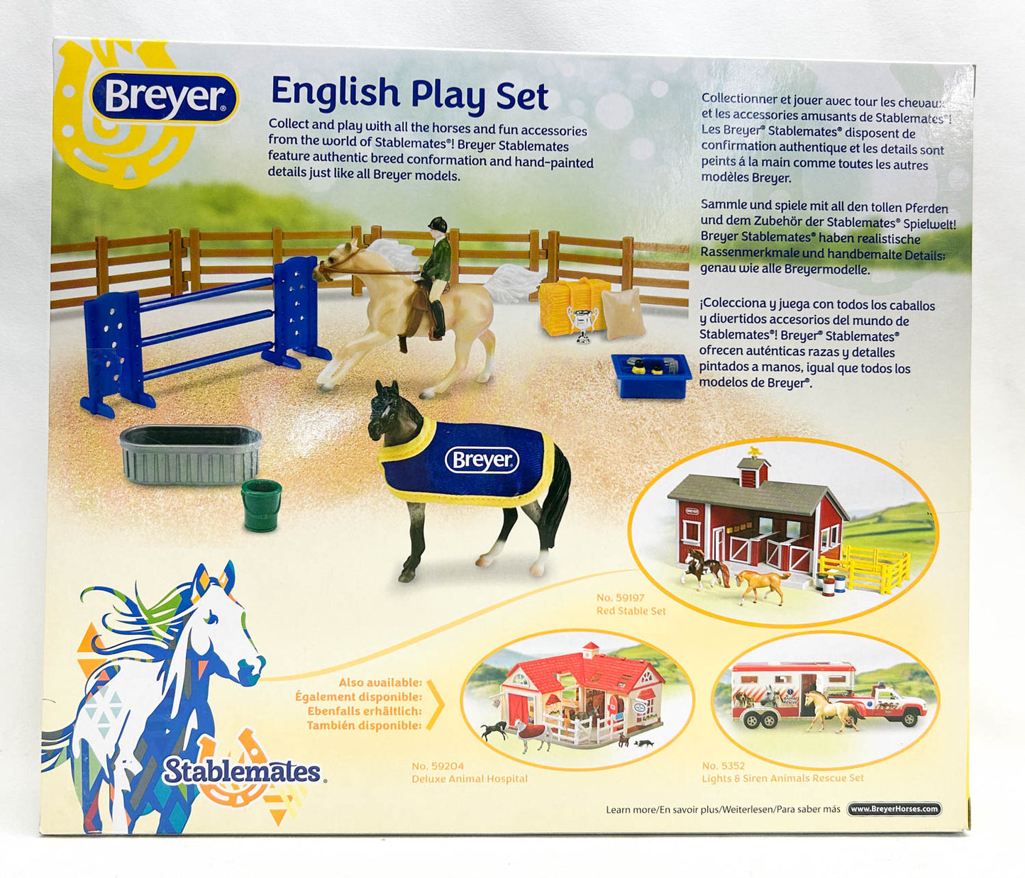 Endurance Arabian and Standing Stock Horse ~ English Play Set