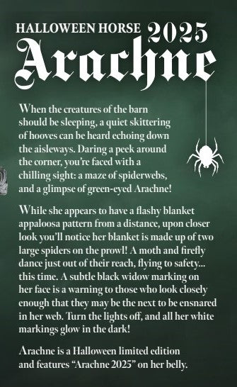Working Cow Horse ~ Arachne - 2025 Halloween Horse
