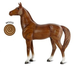 Standing Thoroughbred ~ Teak - Elements Series