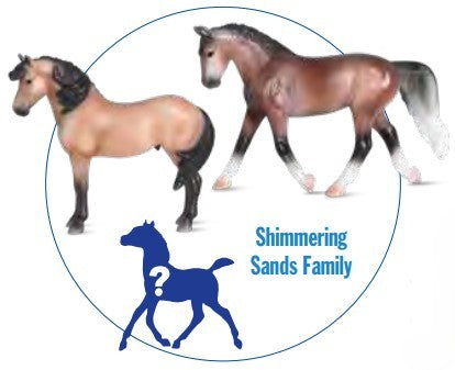 Horse Foal Surprise ~ Shimmering Sands Family - ADVANCE SALE