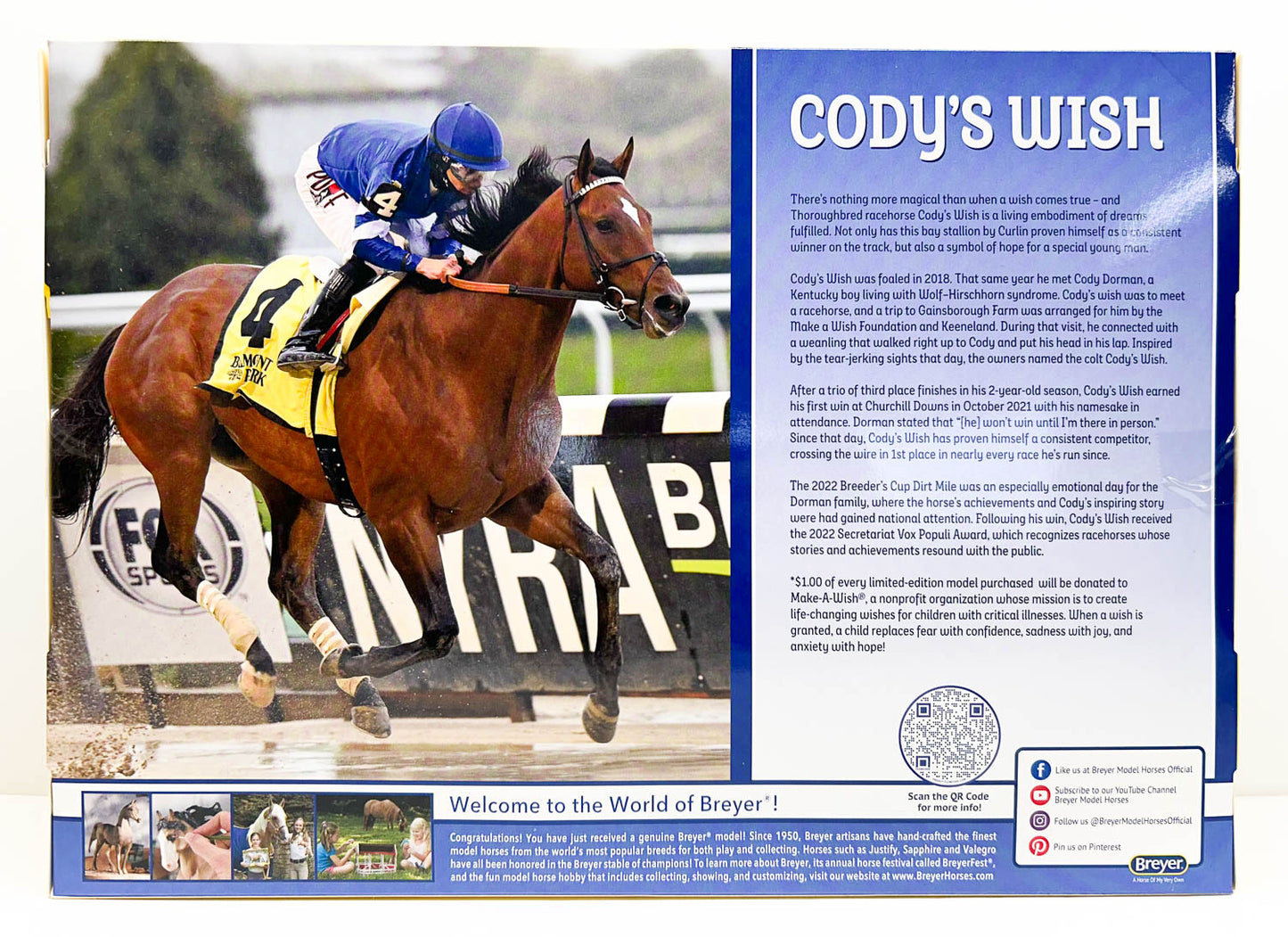 Walking Thoroughbred ~ Cody's Wish