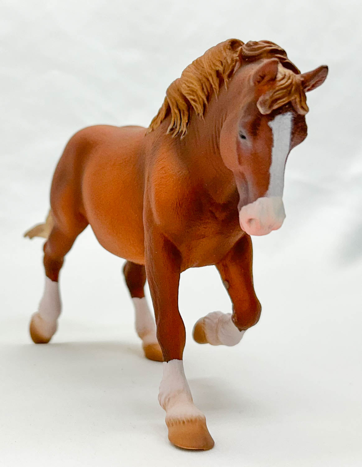 Breton Draft Horse Stallion, Chestnut