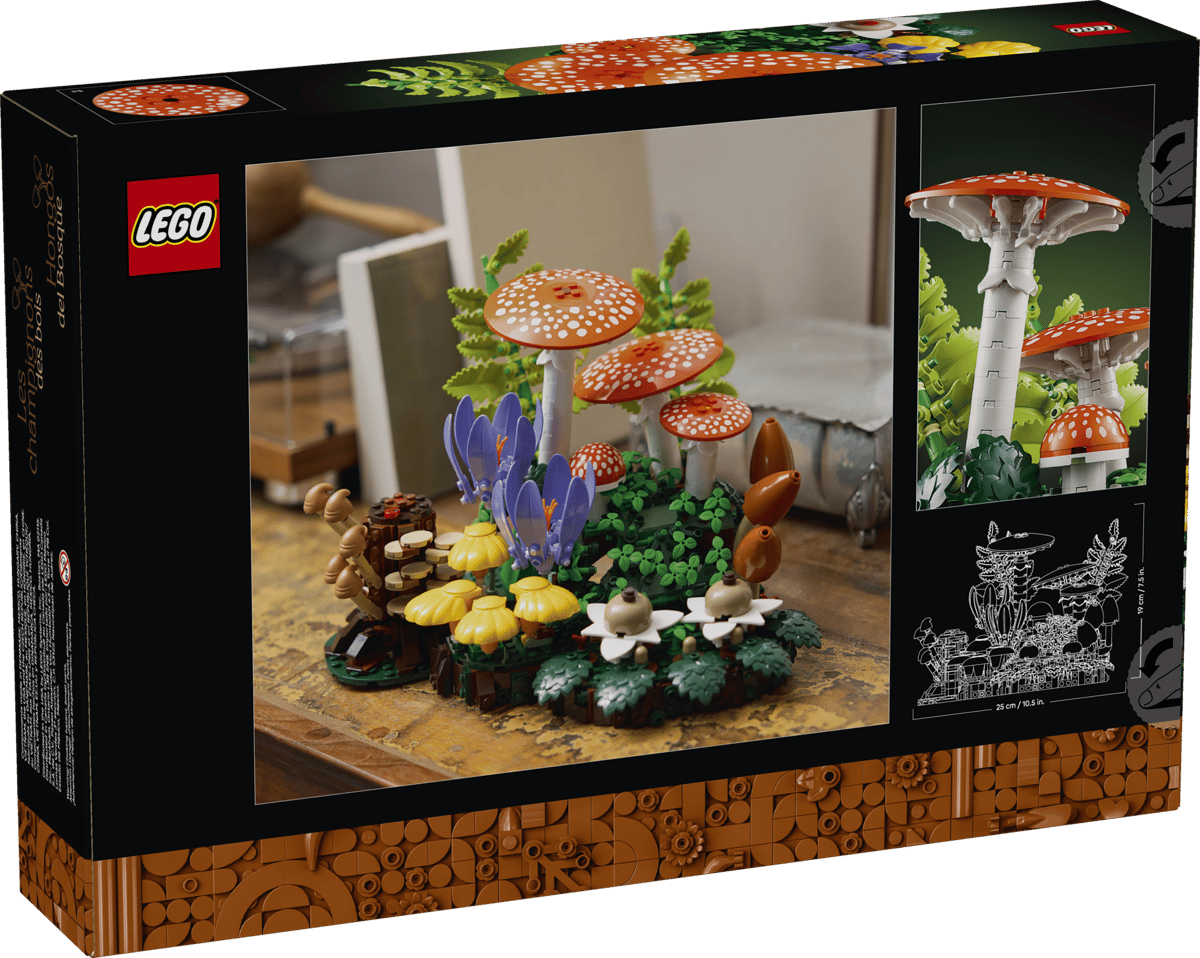 LEGO® Botanicals: Woodland Mushrooms #11505 806 Pieces