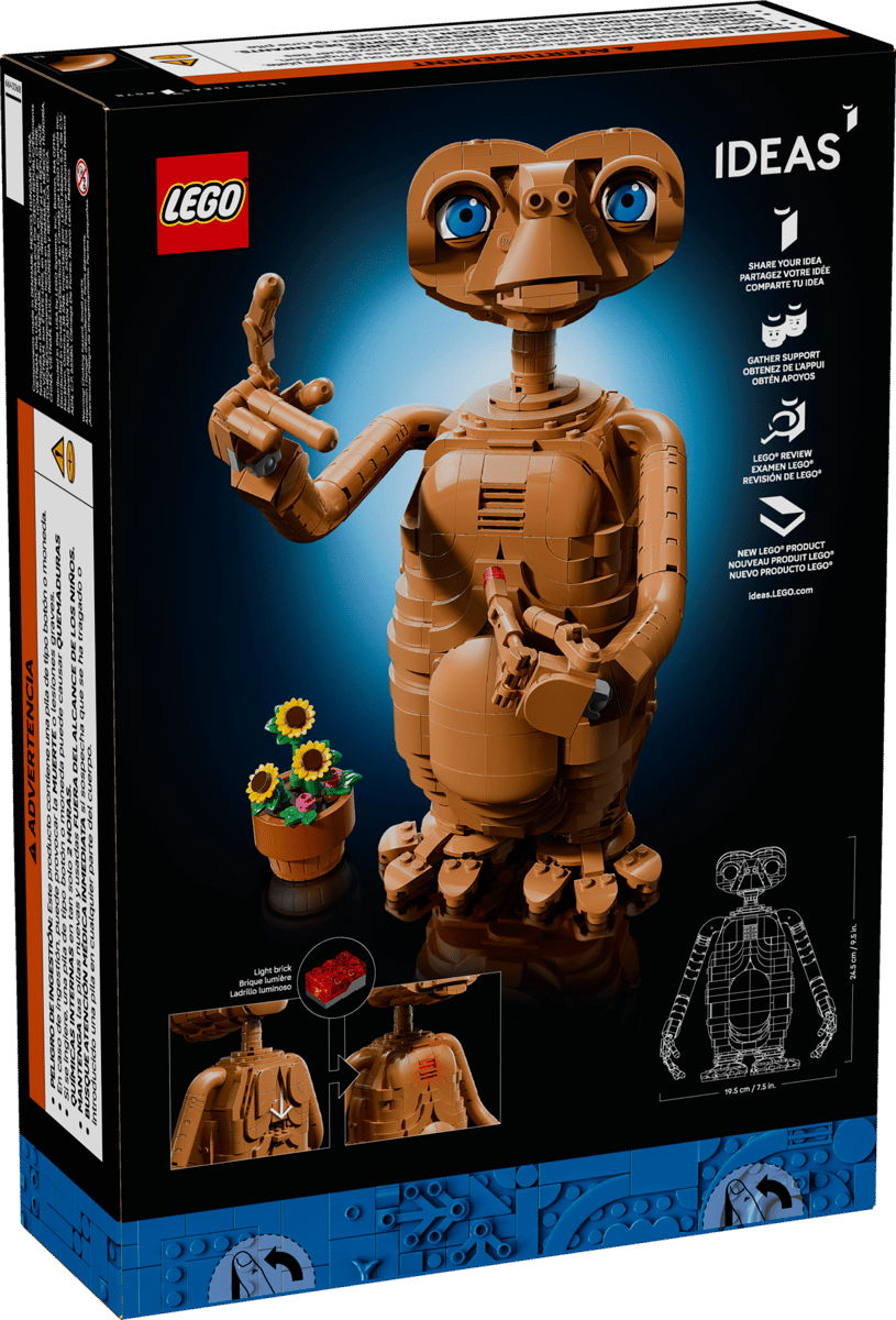 LEGO® Ideas ~ E.T. the Extra-Terrestrial #21370 1226 Pieces