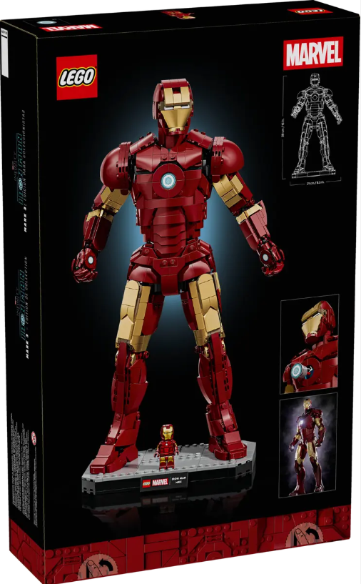 LEGO® Marvel Super Heroes ~ Iron Man Mark 3 Collectors Edition #76344 1297 Pieces