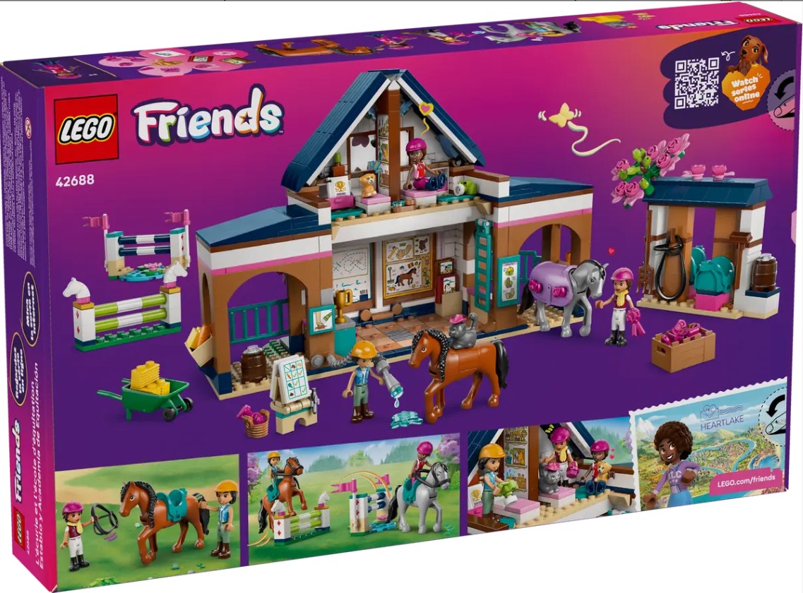 LEGO® Friends Horse Stable and Riding Academy #42688 735 Pieces