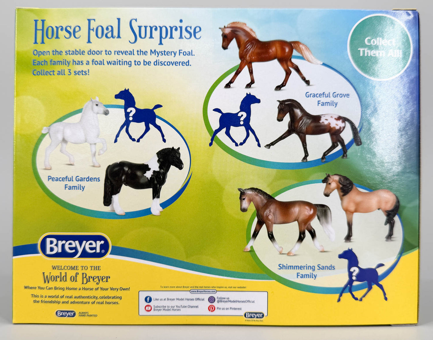 Horse Foal Surprise ~ Peaceful Gardens Family