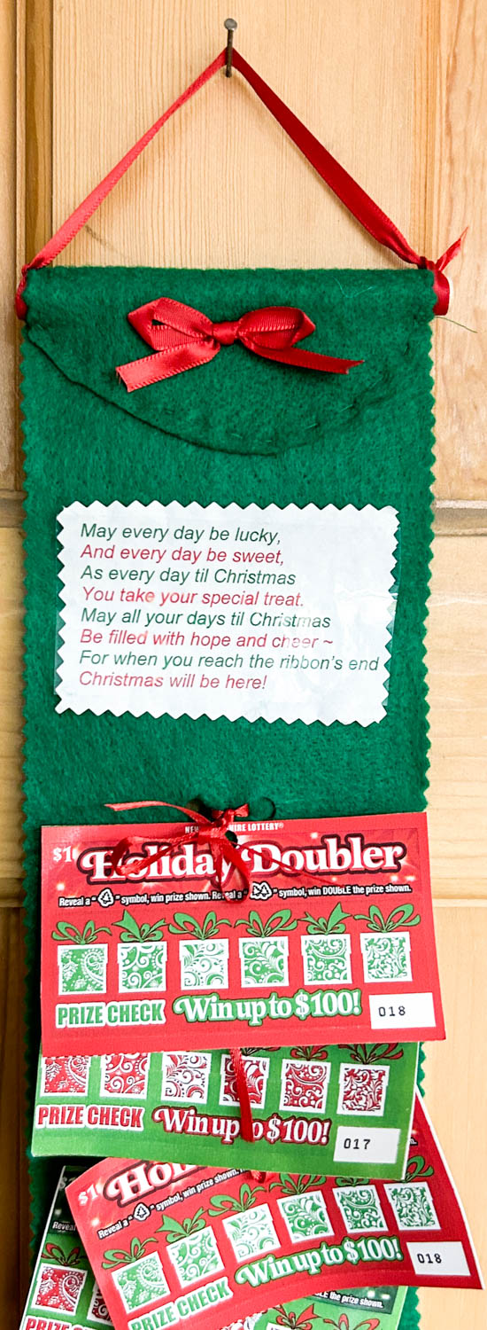 Advent Ribbon ~ Countdown To Christmas - Made In Maine