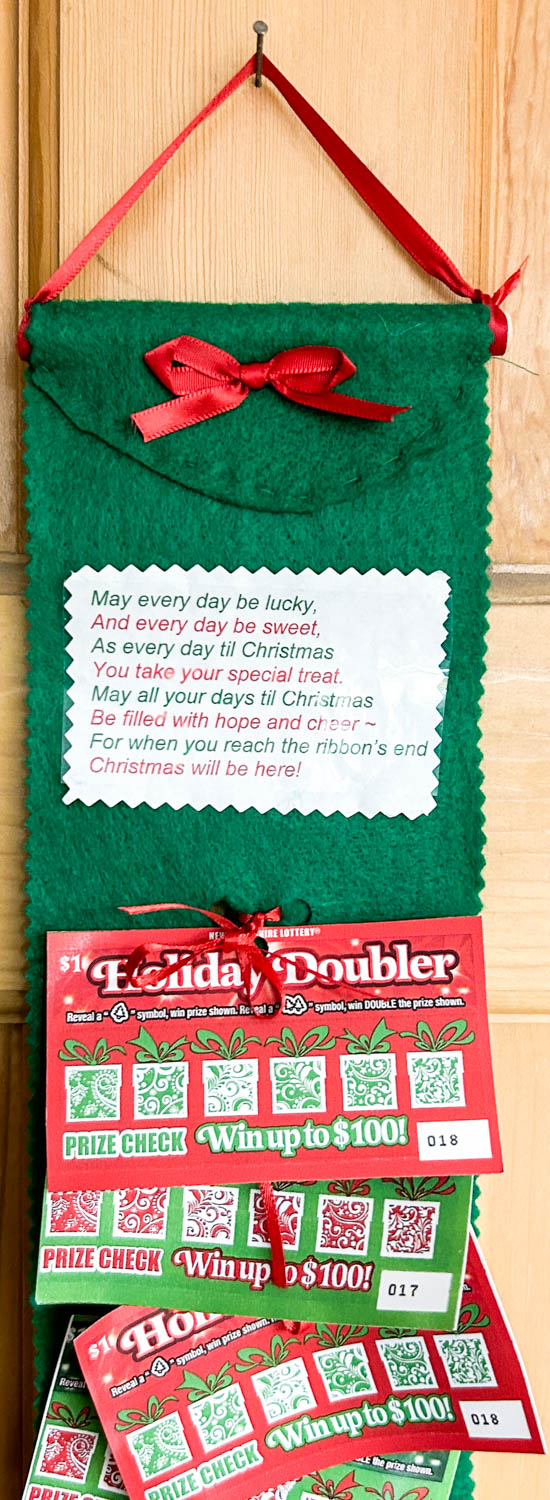 Advent Calendar ~ Customize and Use Yearly - Made In Maine