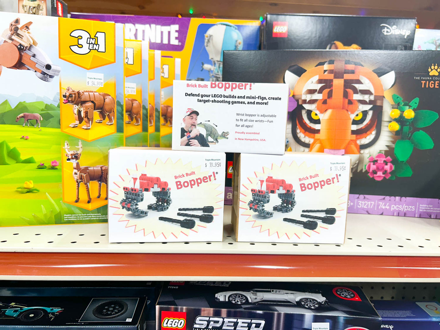 Wrist Bopper™ - Brick-Built Shooting Wristband with Three Shots